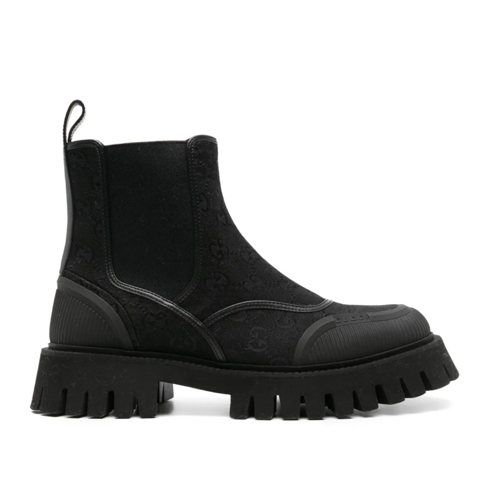 Gucci Men GG Ankle Boots - Picture 14 of 15